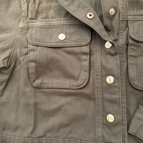 Tractr 🫐 Kids Girls Olive Jean Jacket - Picture 4 of 13